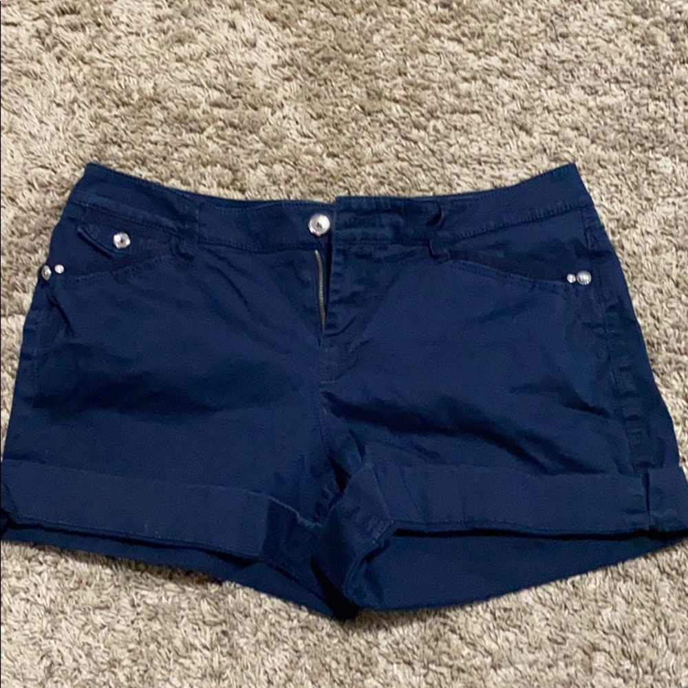 Navy blue shorts
